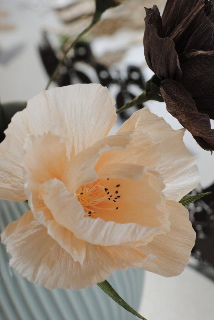 Krepppapierblumen Frieda