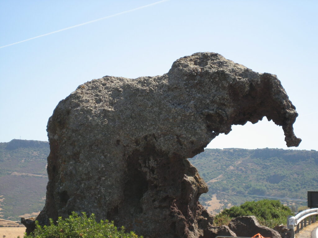Sardinien Castelsardo Elefantenfels