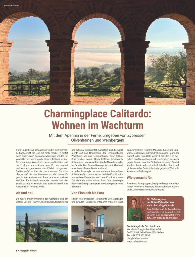 Charmingplace Calitardo Suites - Rhein-Main-Magazin 06-2024