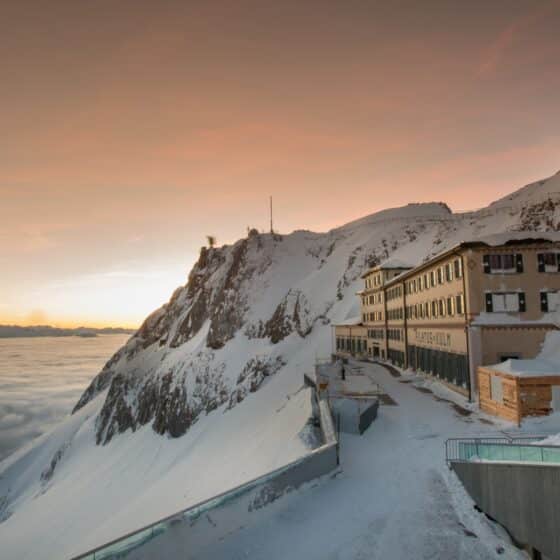 Hot Deal Hotel Pilatus-Kulm - Winterliche Gipfelträume