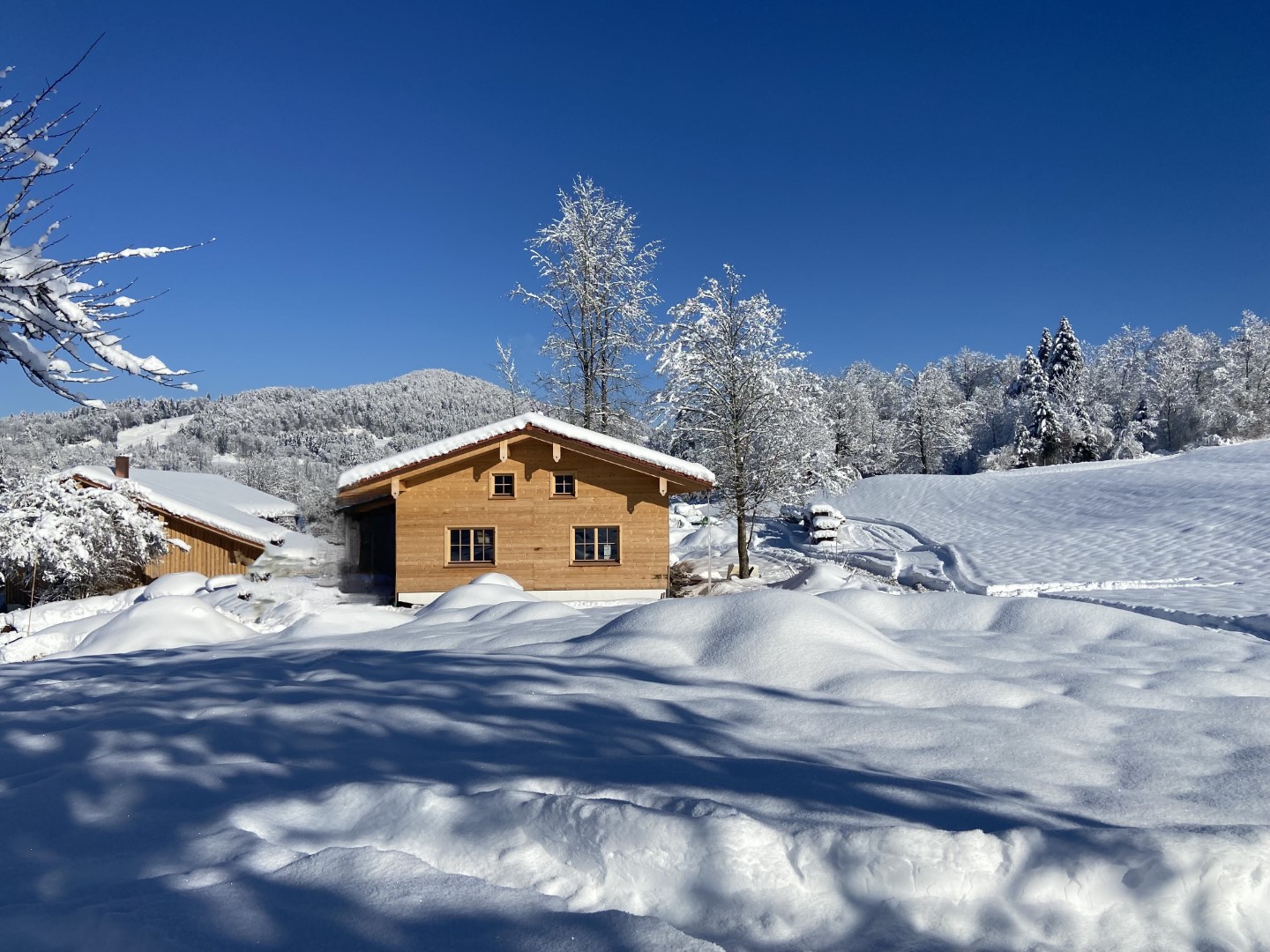 Ferienhaus Antons bei Oberstaufen: alpenländischer Charme in modernem Stil