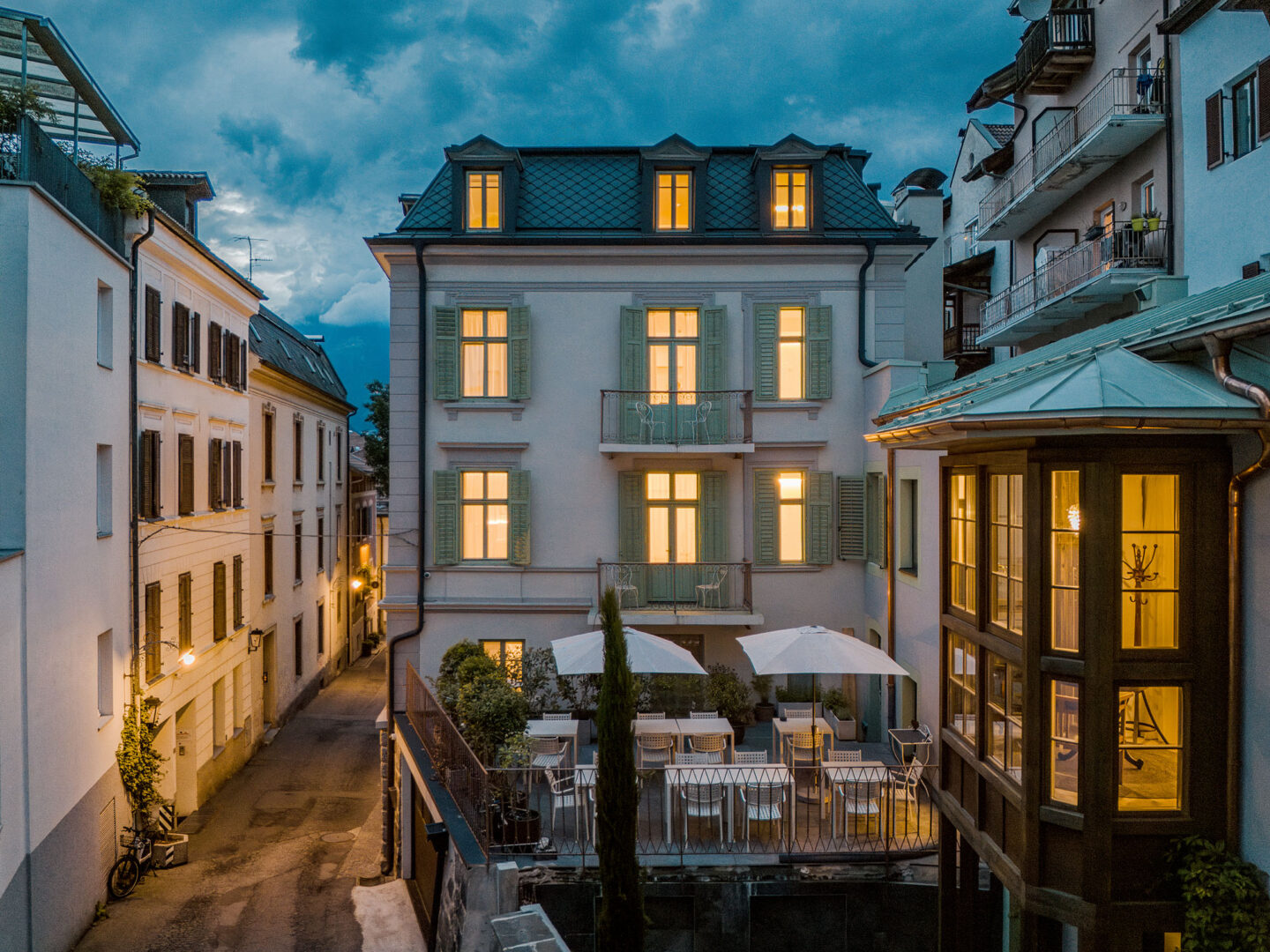 Jugendstil unter Palmen: Boutiquehotel Steinach Townhouse Meran