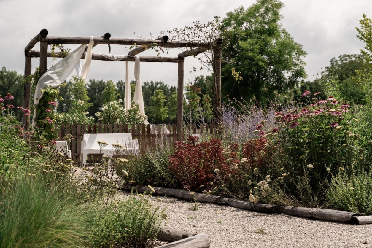 Garten Blumen Villa La Personala Luxusvilla Emilia-Romagna