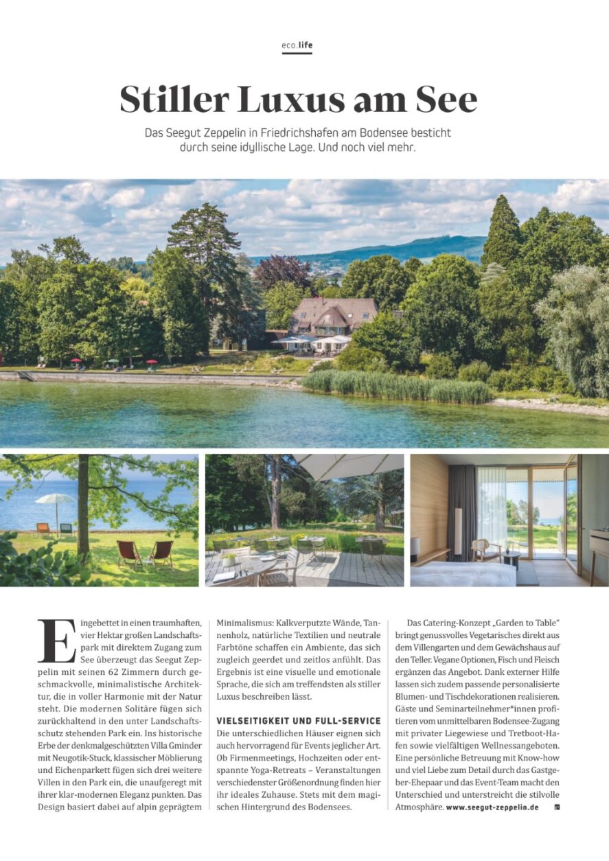 Seegut Zeppelin am Bodensee - econova