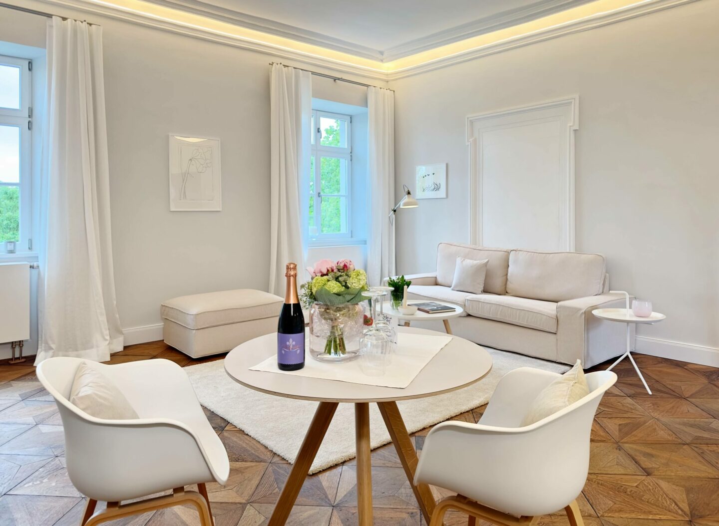 Schloss Kirchberg - Luxus Ferienwohnung Bodensee