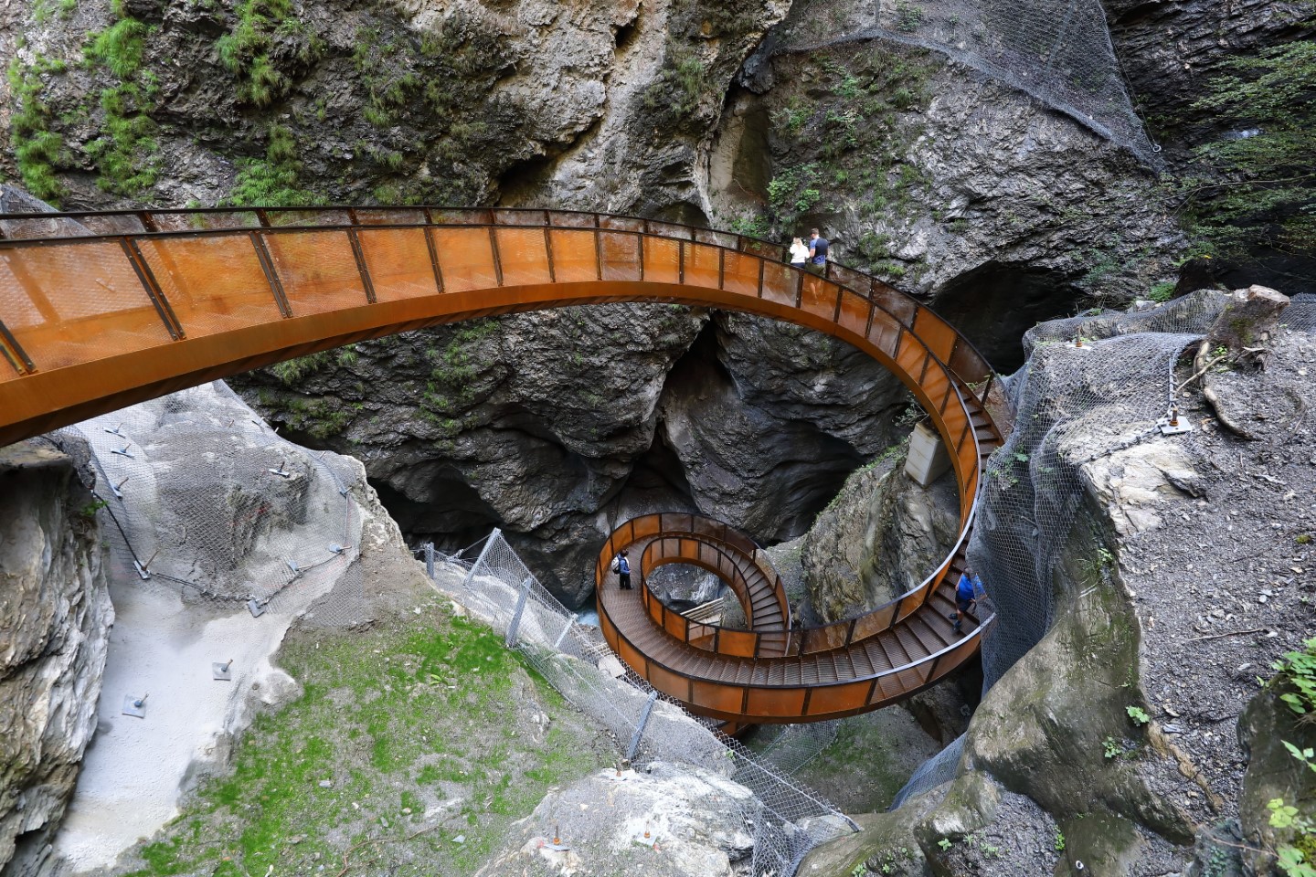 Ausflugstipp Großarltal - Liechtensteinklamm mit Wendeltreppe