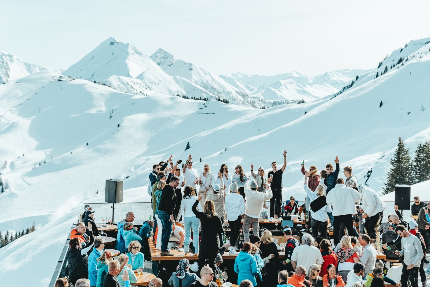 Bergstation Kieserlbahn - Events im Restaurant Wolke7