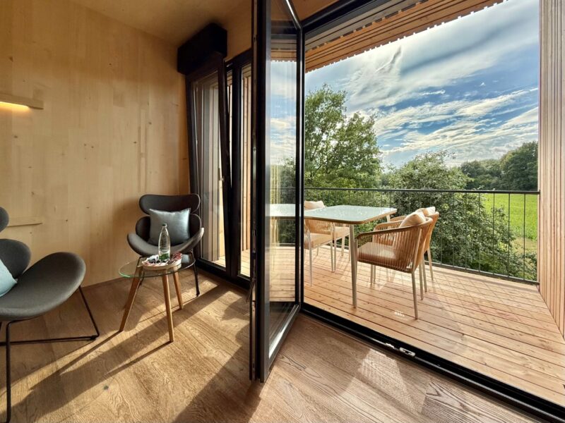 Tiny-House-Chalets und Lofts mit privater Sauna in Franken: Feinzeit in Frensdorf bei Bamberg