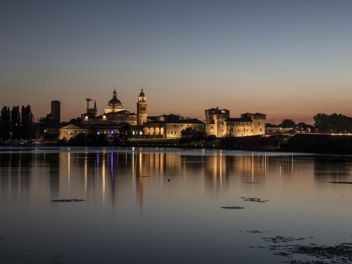 Mantua in der Abenddämmerung